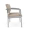 Lesro Lenox Steel Chair, Stone (Beige) Seat, Stone Back, 33 W 24.5 L 32 H, Linette Vinyl Seat LS1401 - alternate 2
